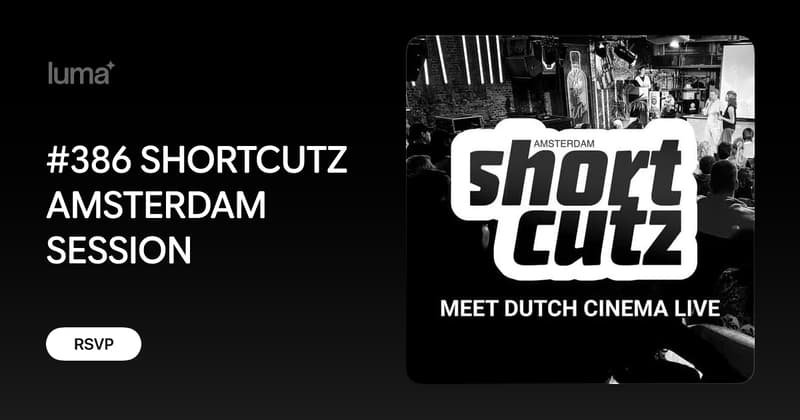 Dutch shorts and director Q&As at Shortcutz Amsterdam