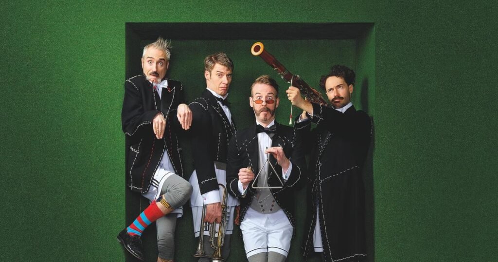 Slapstick clowning and classical scores in Släpstick: Schërzo