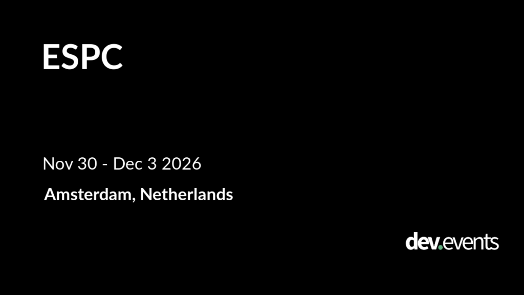ESPC tech conference arrives in Amsterdam