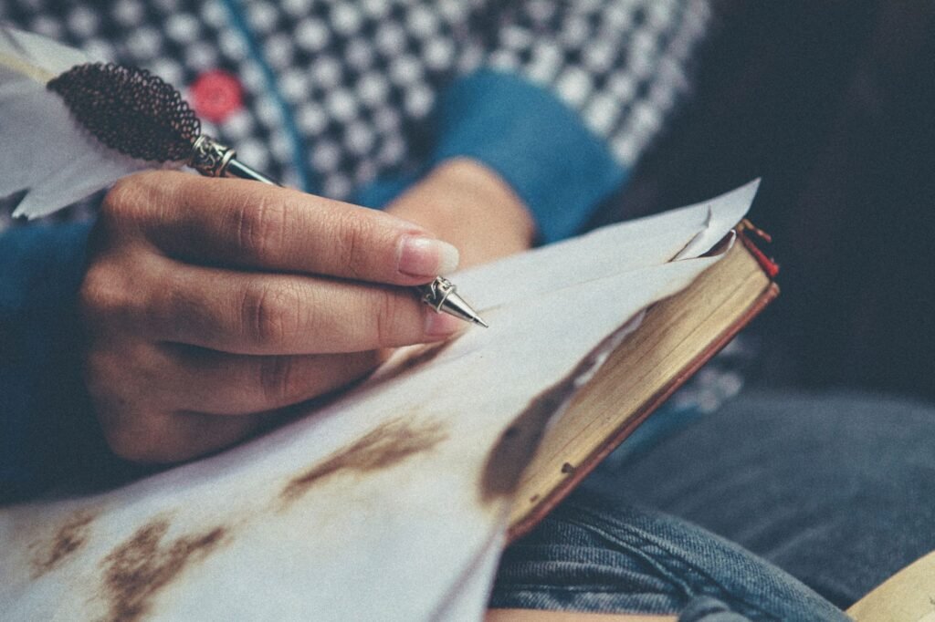 Poetry writing in the IJzaal on human nature