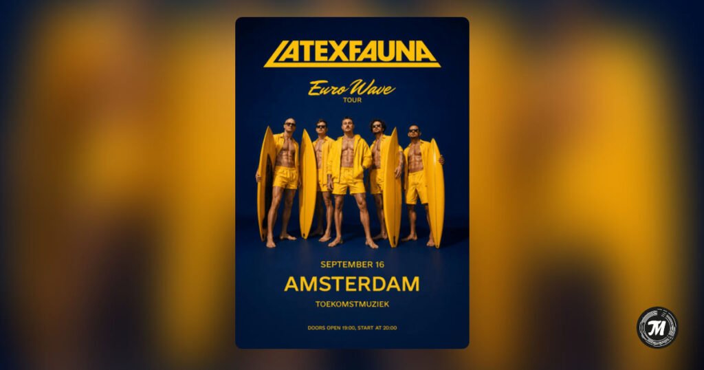 Ukrainian indie rockers Latexfauna play live in Amsterdam