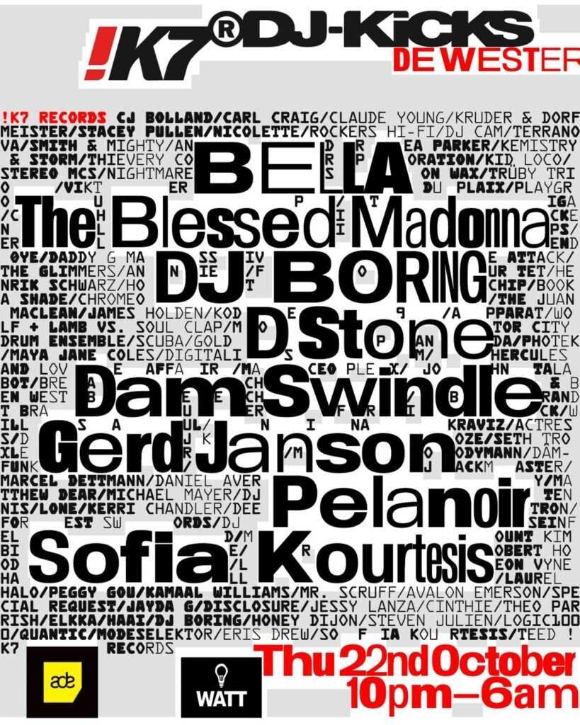 DJ-Kicks ADE with The Blessed Madonna and Gerd Janson
