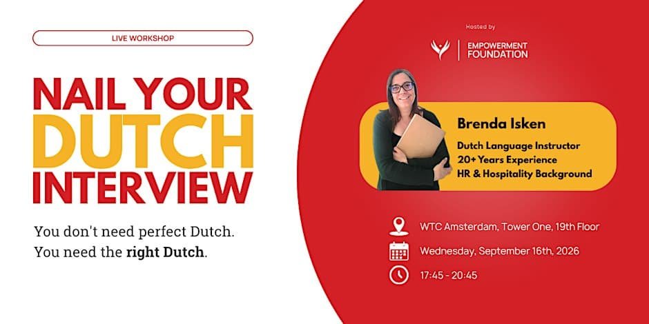 Nail Your Dutch Interview: live practice for professionals