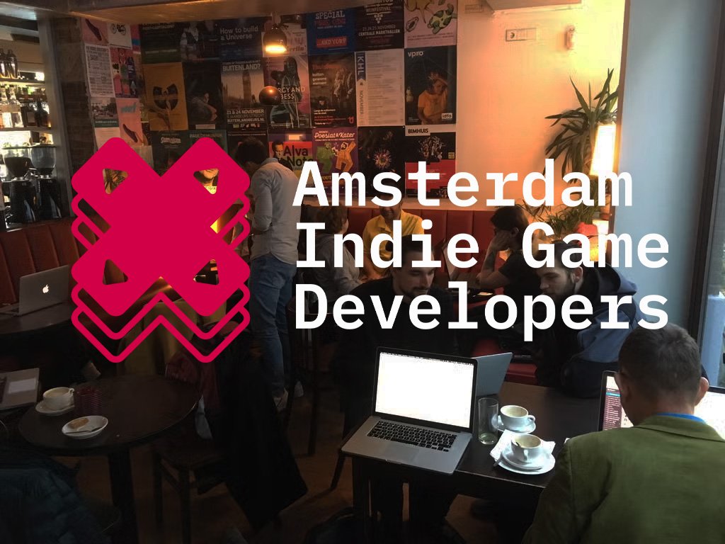 Informal playtesting at Amsterdam Indie Game Developers