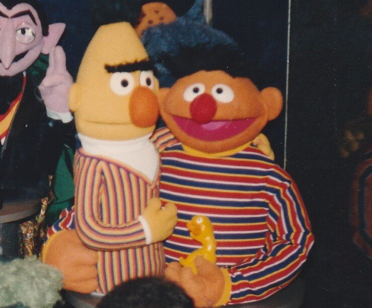 Bert and Ernie from Sesame Street