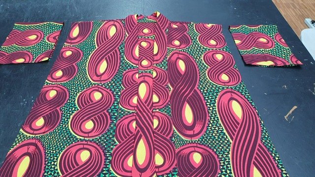 Cut, pin and sew a tailored kimono
