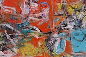 Hands-on Abstract Expressionism painting at Vrije Academie