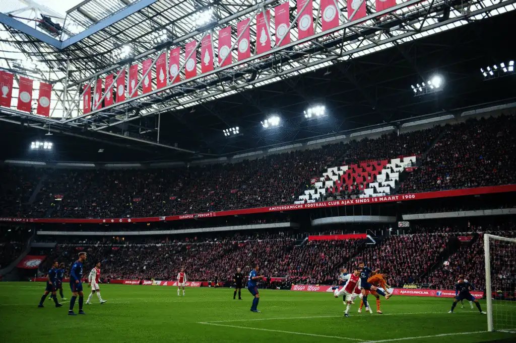 Ajax takes on Sparta Rotterdam in the Eredivisie