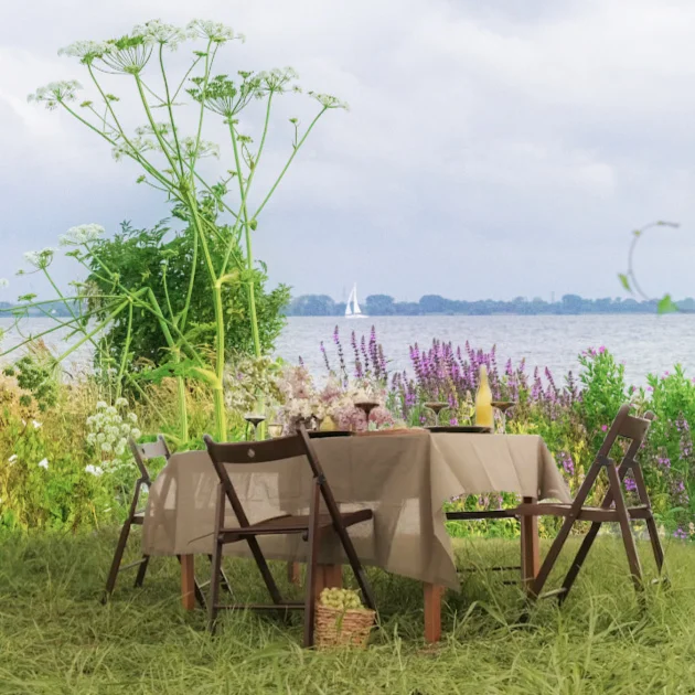 Plant-based slow food lunch and tour on Forteiland Pampus