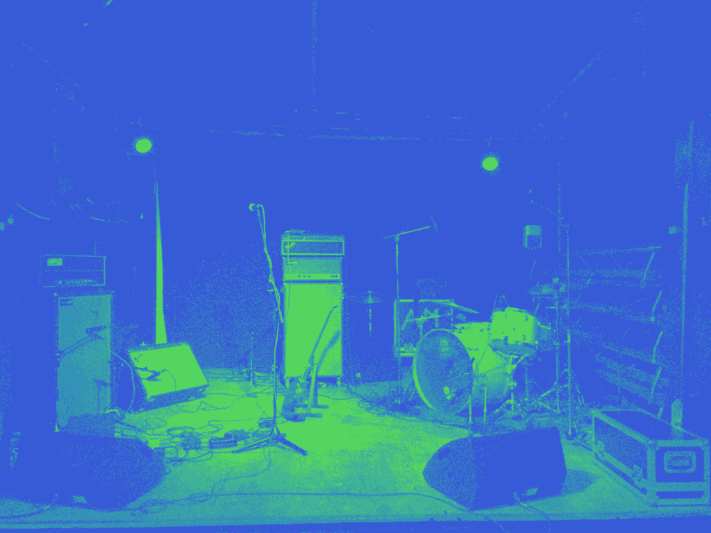 Layered vocal looping and medieval-inspired guitar at OCCII