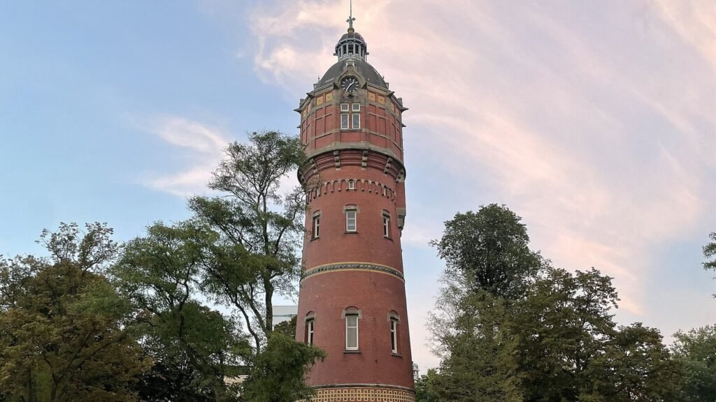 Water tower of the former Zuidergasfabriek in Amsterdam