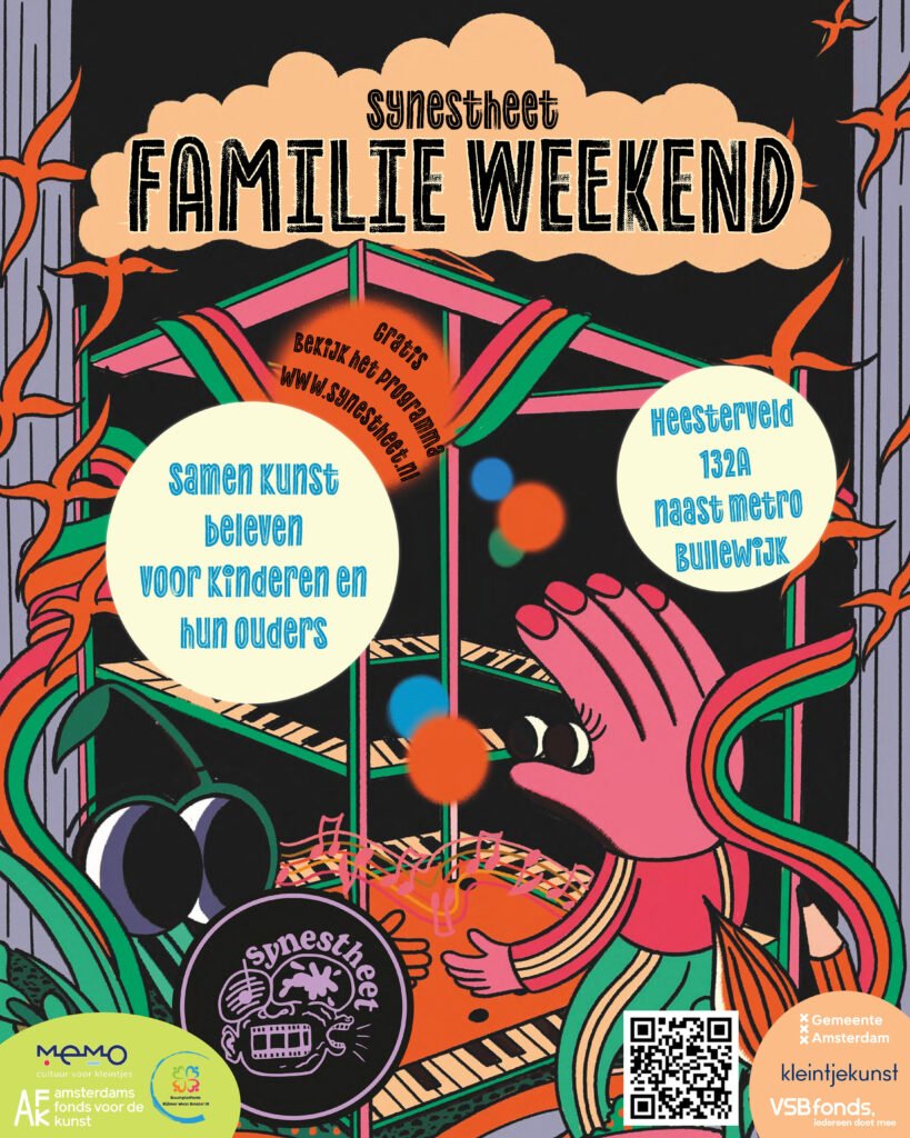 Live instruments up close for toddlers at Synestheet’s family weekend