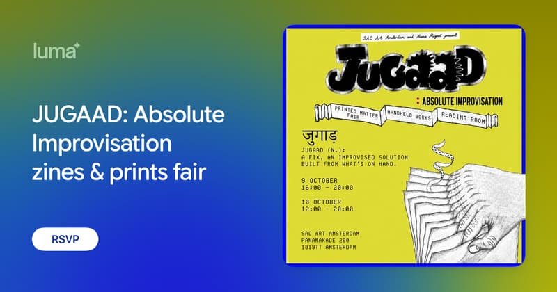 JUGAAD: Absolute Improvisation, a fair of zines and prints