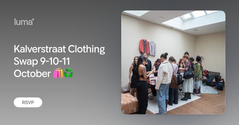 Free women’s clothing exchange on Kalverstraat
