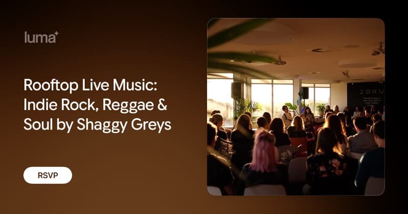 Indie rock, reggae and soul by Shaggy Greys on a sixth-floor roof