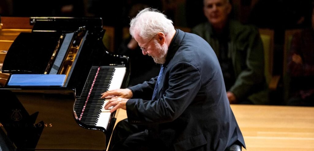 Morning rehearsal of the John Williams piano concerto written for Emanuel Ax