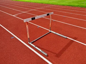 Hurdle_on_athletic_track