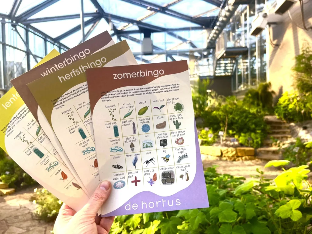 Free autumn bingo through the Hortus gardens