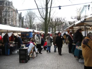 Spui book market in Amsterdam