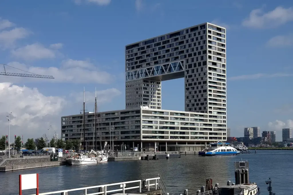 The Pontsteiger building in the Houthaven, Amsterdam