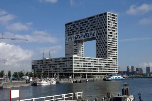 The Pontsteiger building in the Houthaven, Amsterdam