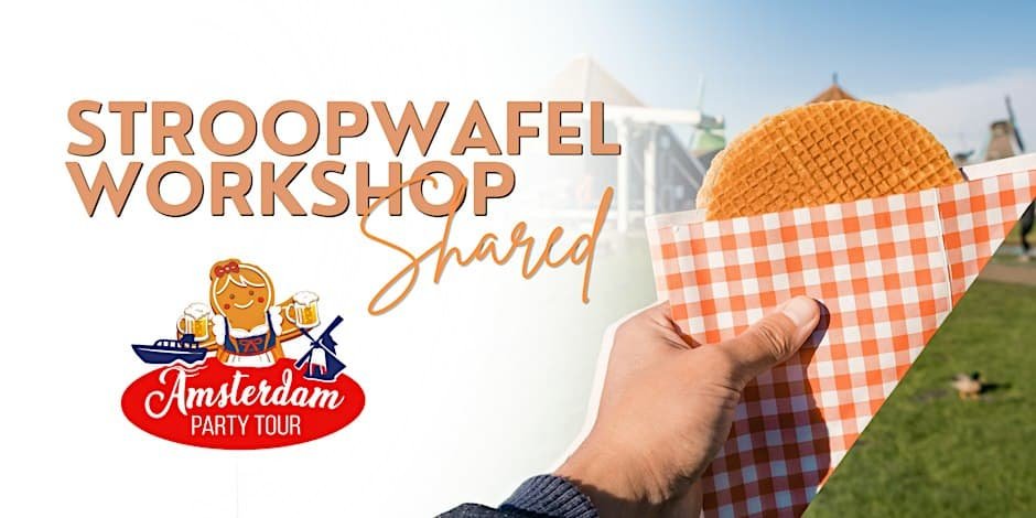 Make and decorate two XL stroopwafels to take away