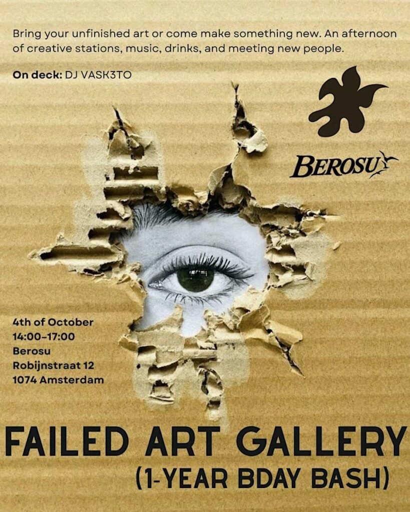Failed Art Gallery, unfinished work, making stations and music
