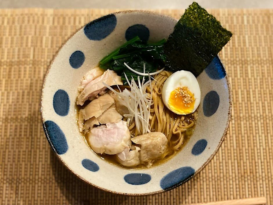 Chicken paitan ramen from scratch, taught by a Japanese host