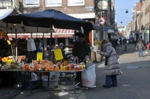 Lindengracht market in Amsterdam
