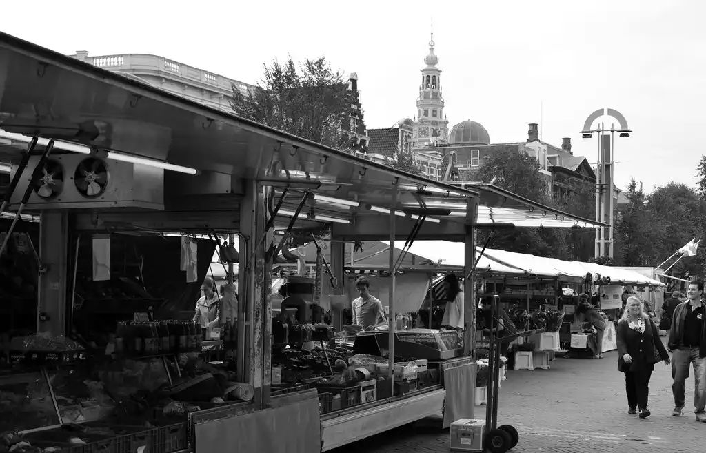 Nieuwmarkt market in Amsterdam