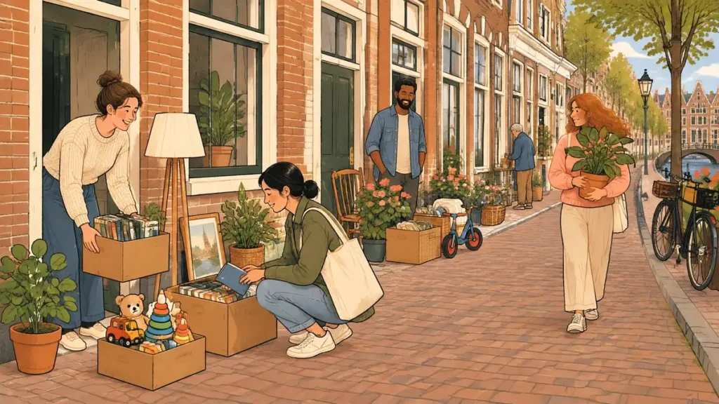 Free goods route lets Baarsjes neighbours pass things on