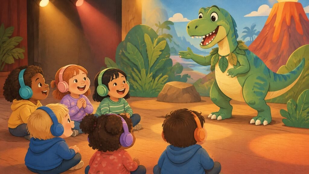 Free The Dino Show, a headphone-led prehistoric adventure