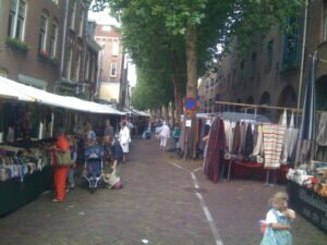 Westerstraat Market in Amsterdam: the Monday fabric market in the Jordaan