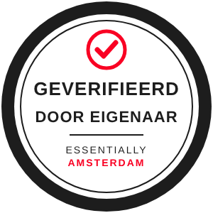 Keurmerk Geverifieerd door de eigenaar, vierkante versie